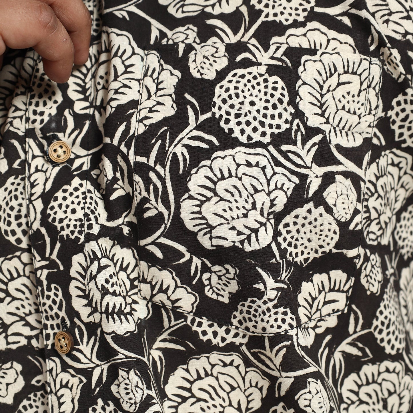 Buy Bagru Block Printed Cotton Men Half Sleeve Shirt Online at iTokri.com