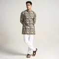 Buy Bagru Block Printed Cotton Men Short Kurta 13 Online at iTokri.com