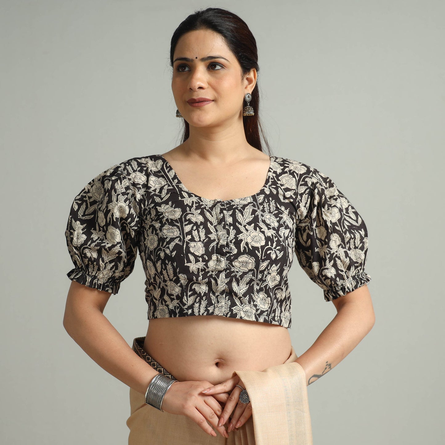 Buy Bagru Block Printed Cotton Stitched Blouse 03 Online at iTokri.com