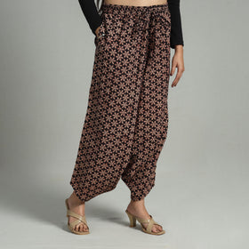  Bagru Block Print Cotton Elasticated Harem Pant