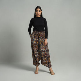 Buy Bagru Block Print Cotton Elasticated Harem Pant