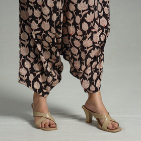  Bagru Block Print Cotton Elasticated Harem Pant