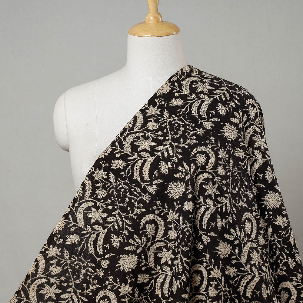 Traditional Bagru Print Fabric from Rajasthan