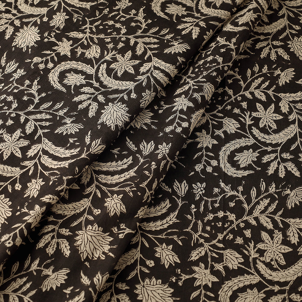 Traditional Bagru Print Fabric from Rajasthan