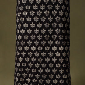 Black - bagru cotton unstitched kurta material (2.65m) 48