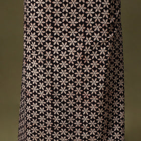Black - bagru cotton unstitched kurta material (2.7m) 59