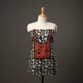 Black - bagru cotton unstitched kurta material