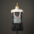Black - bagru cotton unstitched kurta material