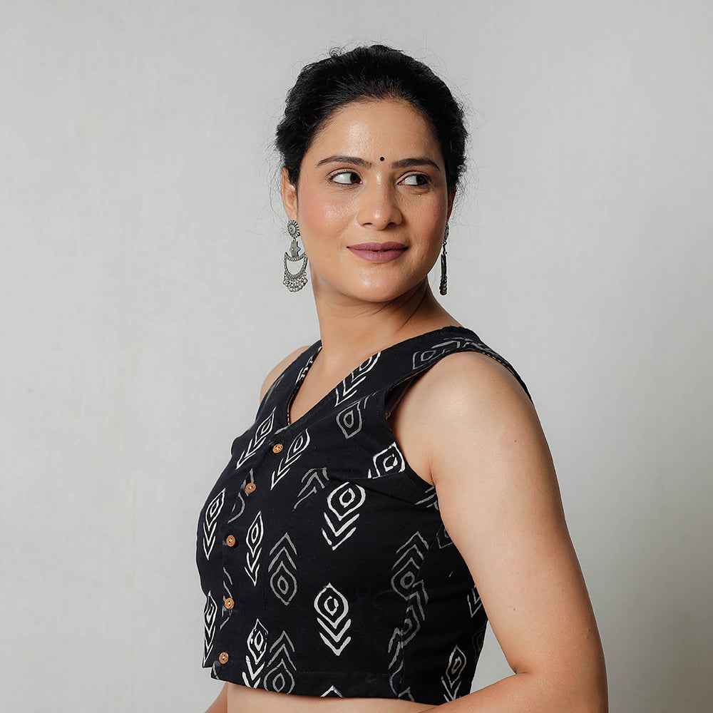 Bagru Stitched Blouse