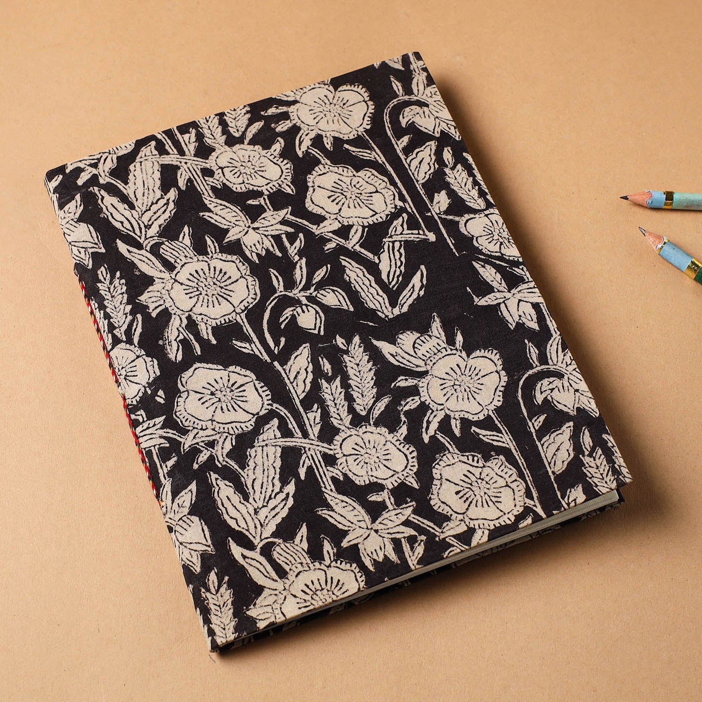 Bagru Fabric Cover Handmade Paper Notebook