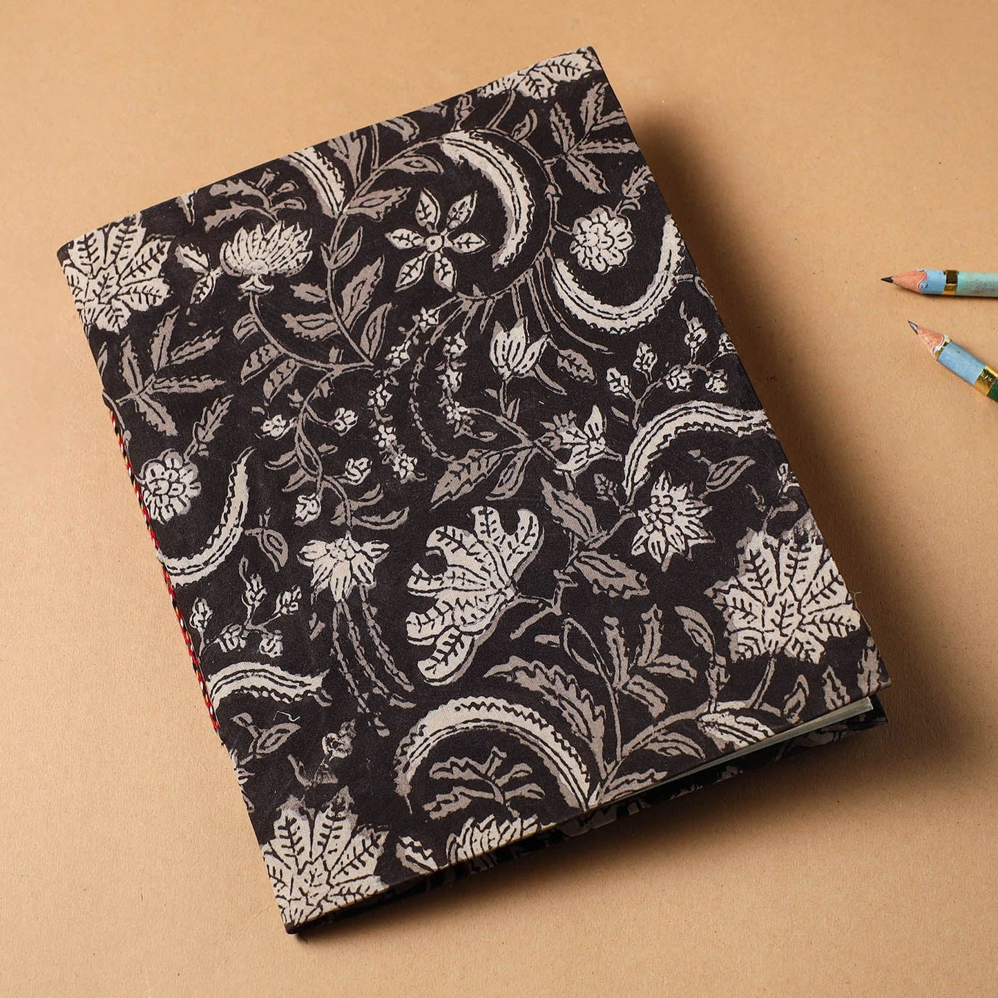 Bagru Fabric Cover Handmade Paper Notebook
