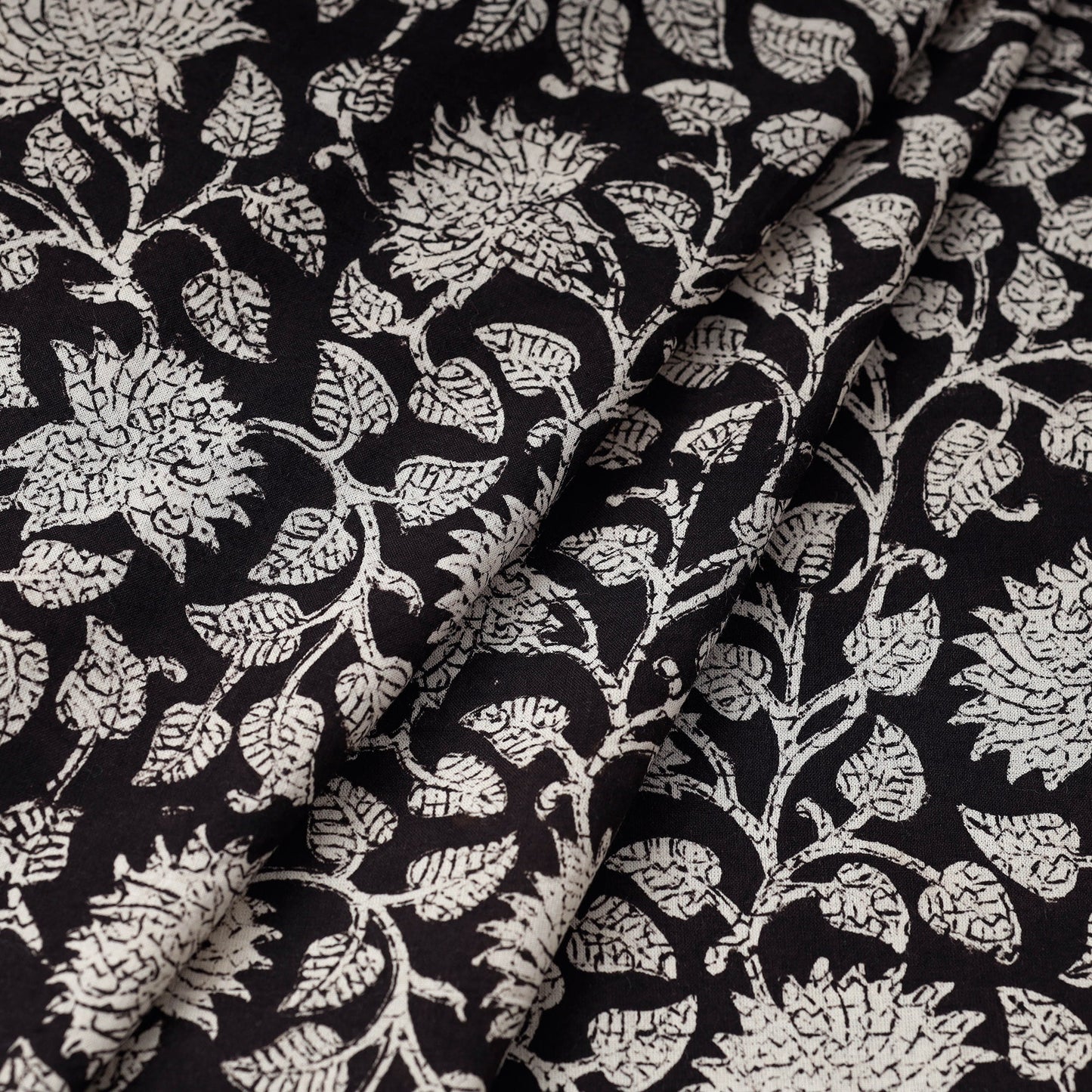 Buy Bagru Kalamkari Block Printed Cotton Fabric Online at iTokri.com