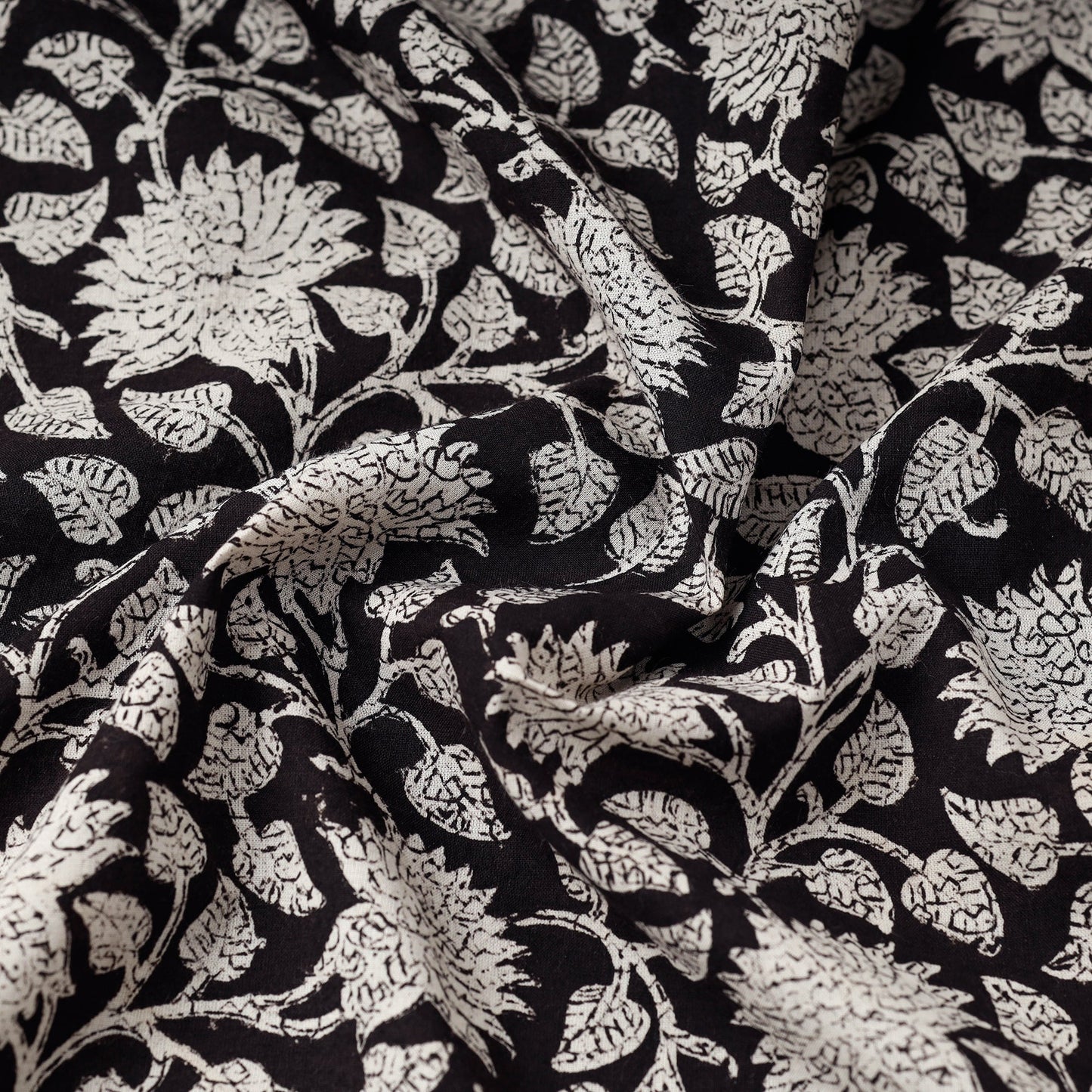 Buy Bagru Kalamkari Block Printed Cotton Fabric Online at iTokri.com