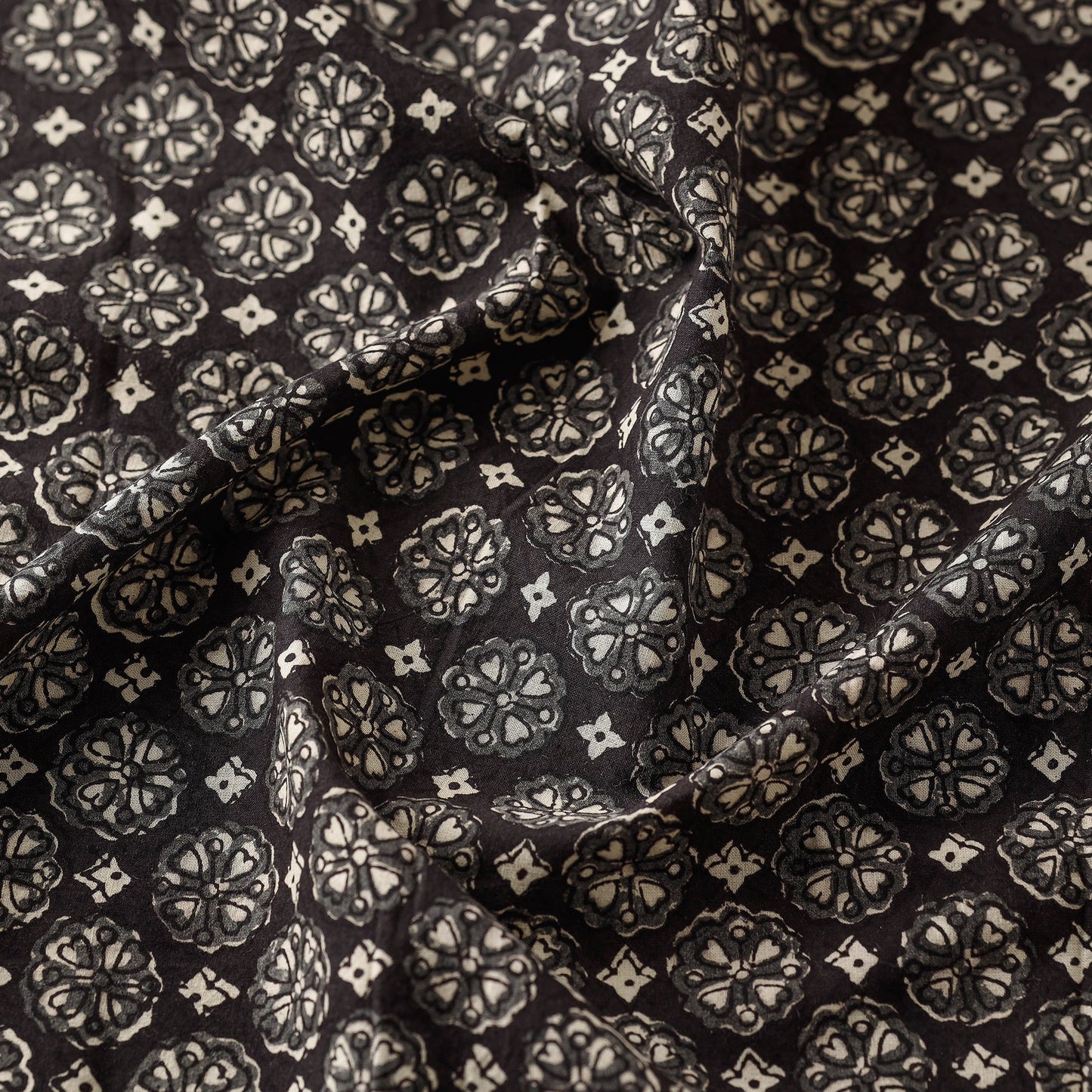 Traditional Bagru Print Fabric from Rajasthan