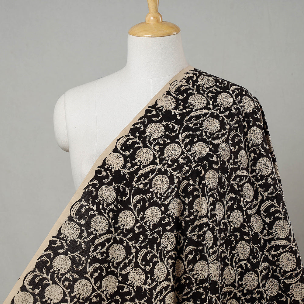 Traditional Bagru Dabu Print Fabric from Rajasthan