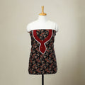 Black - bagru patchwork cotton unstitched kurta material