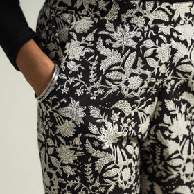 Buy Bagru Block Printed Cotton Elasticated Palazzo Online at iTokri.com
