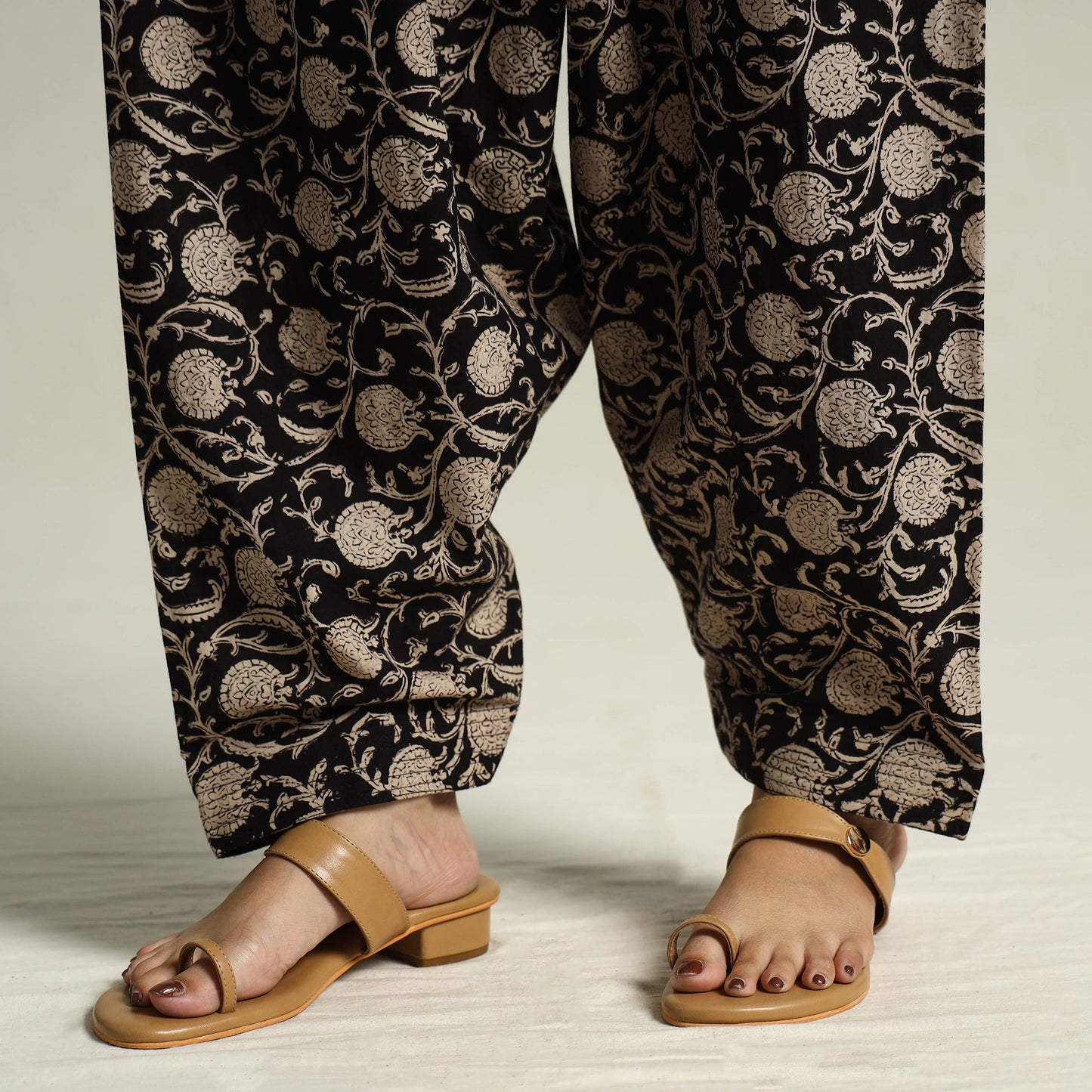 Buy Bagru Block Printed Cotton Elasticated Salwar 13 Online at iTokri.com