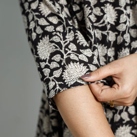  Bagru Block Printed Cotton Flare Dress Online at iTokri.com