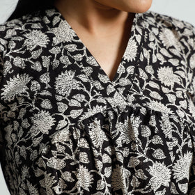  Bagru Block Printed Cotton Flare Dress Online at iTokri.com