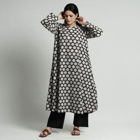 Bagru Block Print Kurta with Palazzo Set
