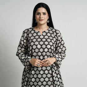 Bagru Block Print Kurta with Palazzo Set