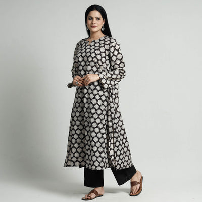 Bagru Block Print Kurta with Palazzo Set