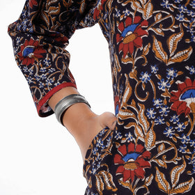 Buy Bagru Block Printed Cotton Long Kurta Online at iTokri.com