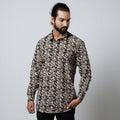Buy Bagru Block Printed Cotton Men Full Sleeve Shirt Online l iTokri.com