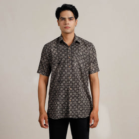 Buy Bagru Block Printed Men Half Sleeve Shirt l iTokri