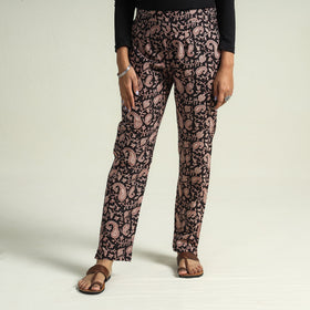  Bagru Block Printed Cotton Tapered Pant 