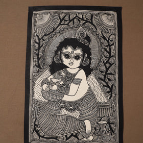 Handpainted madhubani painting by hira devi (22 x 15 in) 20