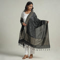 Buy Banarasi Semi Silk Zari Jaal Dupatta with Tassels 22 Online l iTokri.com