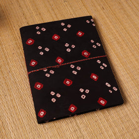 Bandhani fabric cover handmade paper photo album (12 x 10