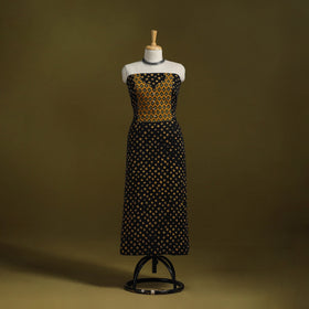 Bandhani patchwork cotton unstitched kurta material (3m) 11