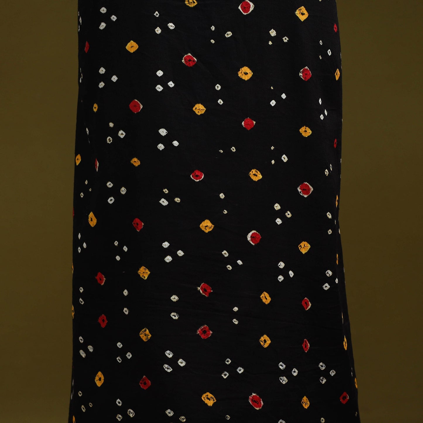 Bandhani patchwork cotton unstitched kurta material (3m) 20