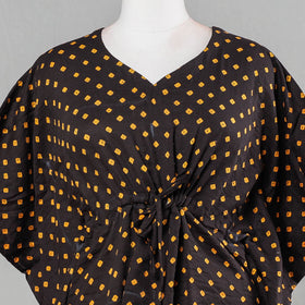Buy Bandhani Tie-Dye Cotton Kaftan with Tie-Up Waist l iTokri.com