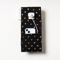 Black Bandhani Tie Dye Cotton Mobile Charging Holder 