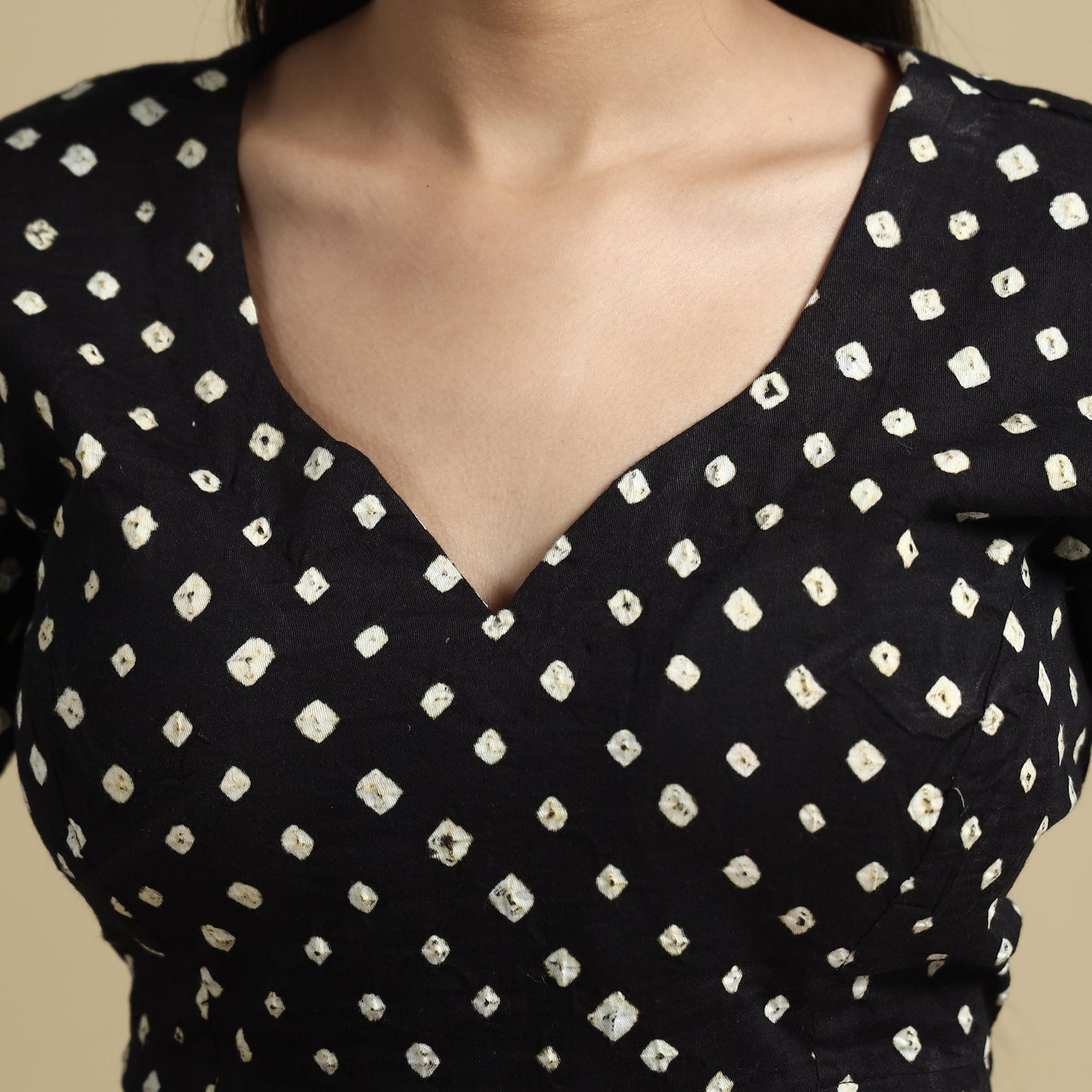 bandhani stitched blouse 