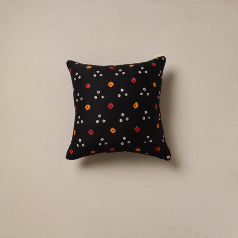 Bandhani tie-dye cushion cover 02 - handcrafted