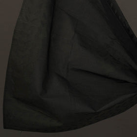 Black - 3pc cut work cotton barmer applique unstitched