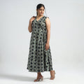 batik print dress