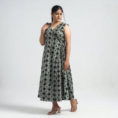 batik print dress