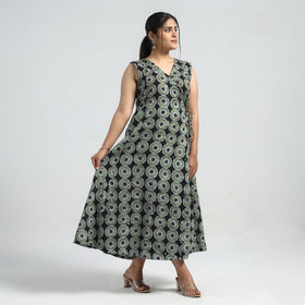 batik print dress