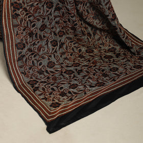 Black - bengal hand embroidery bangalore silk handloom