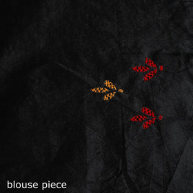 Bengal hand embroidery silk nakshi kantha saree 54