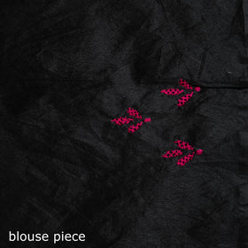 Bengal hand embroidery silk nakshi kantha saree 56