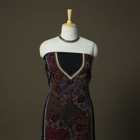 Bengal kantha hand embroidered cotton unstitched kurta