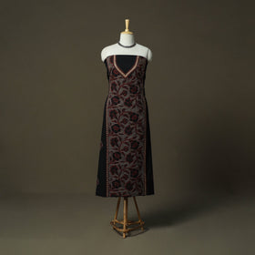 Bengal kantha hand embroidered cotton unstitched kurta