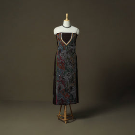 Bengal kantha hand embroidered cotton unstitched kurta